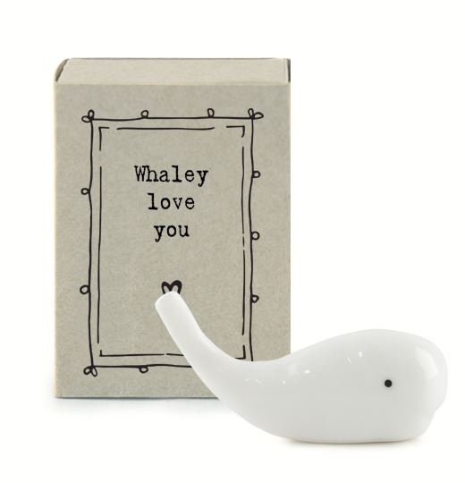 Whaley love you matchbox gift