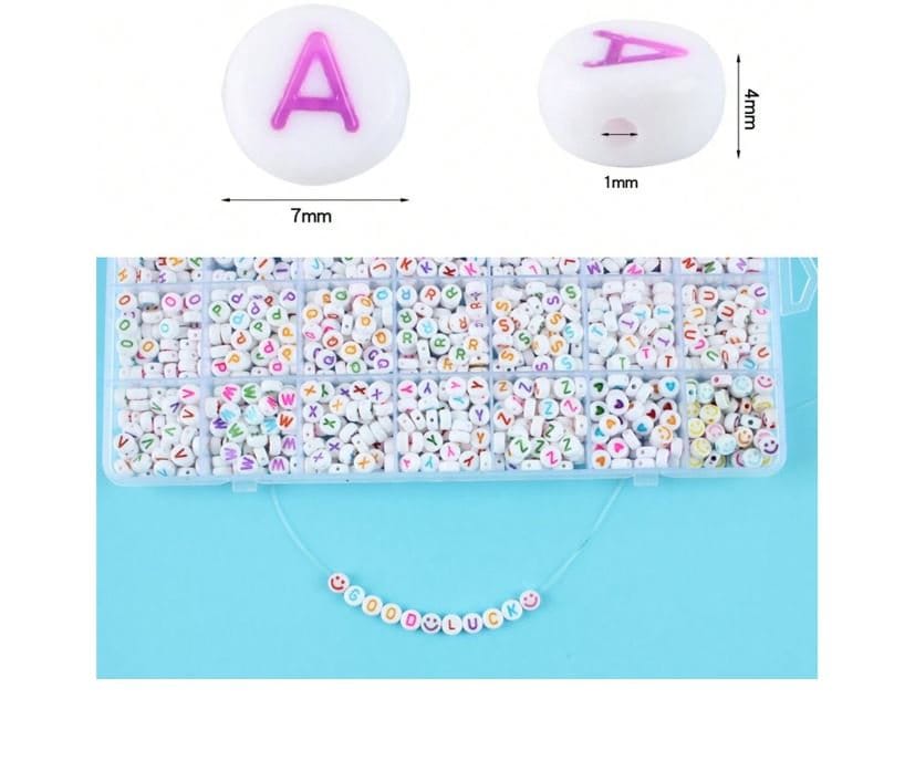 A-Z letter bead kit 1300Pcs