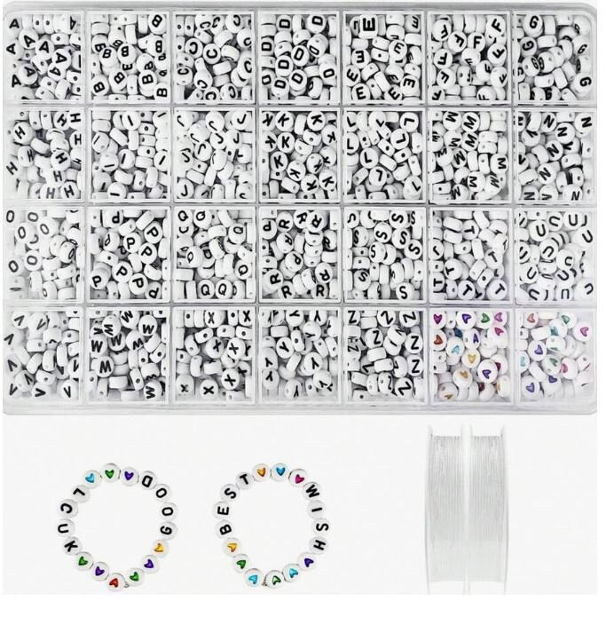 A-Z letter bead kit 1300Pcs