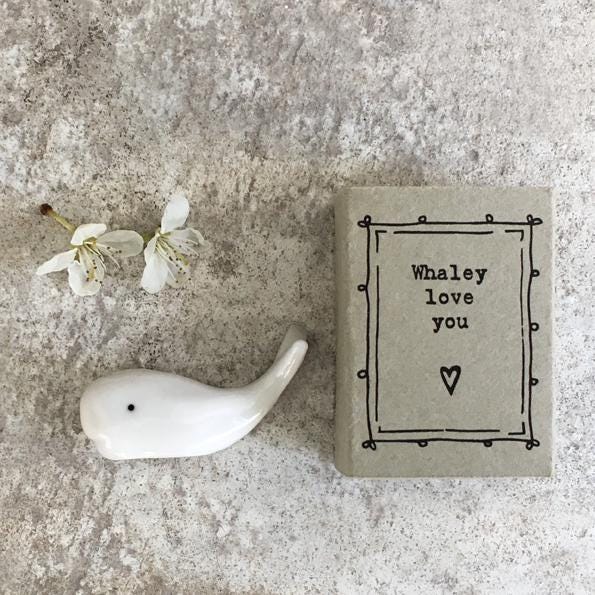 Whaley love you matchbox gift