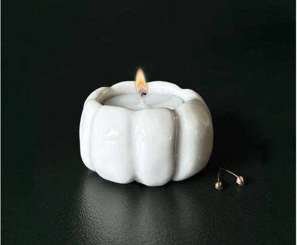 Pumpkin tea light holder- Friendship warms the heart - East of India - Tea Light Included