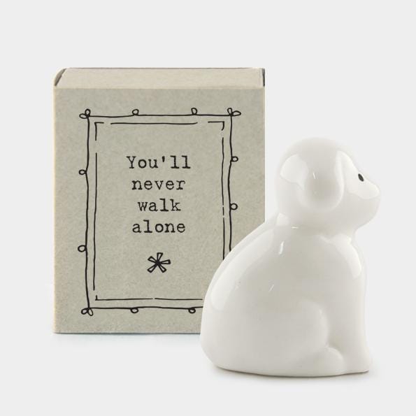 You'll never walk alone matchbox gift